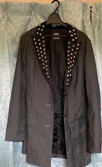 glad news 테일러드 자켓 스터드 하자품 락