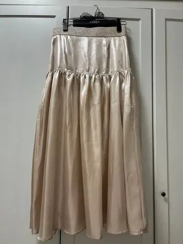 coel 샤이니 개더 롱 스커트