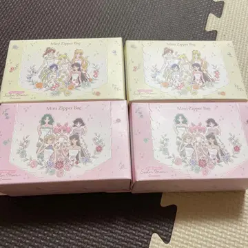 1777엔 가능 세일러문 미니 지퍼 백 4개 세트
