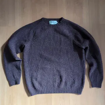 할리 오브 스코틀랜드 크루넥 니트 브라운 42