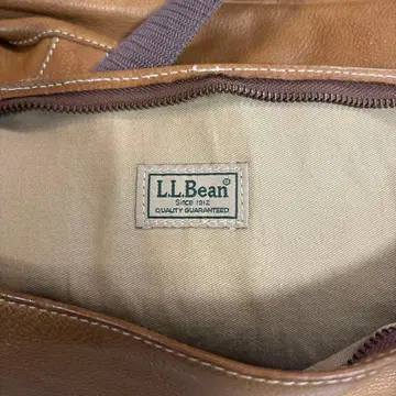 L.L.Bean 가죽 토트백 베이지