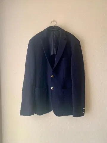 네이비 테일러드 자켓