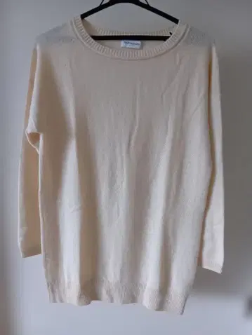 TRU TRUSSARDI 캐시미어 100% 니트 38 아이보리