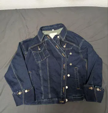 다크 네이비 데님 자켓 GU rokh 콜라보 XL 사이즈