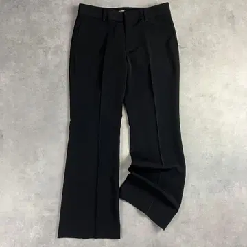 23구 센터 프레스 슬랙스 블랙 38 팬츠 스트레치 출퇴근 포멀