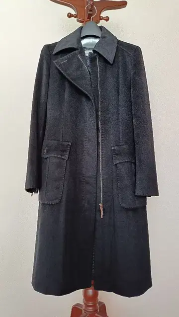 SPORTMAX 블랙 롱 코트