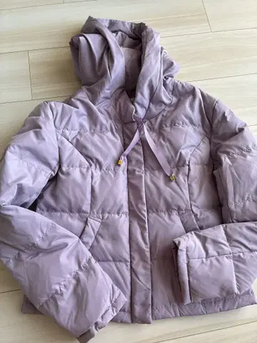 MISCH MASCH 후드 부착 다운 자켓 라벤더