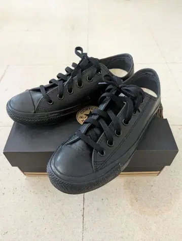 컨버스 LEA 올스타 OX 32143487 블랙 모노크롬