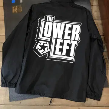 THE LOWER LEFT 나일론 자켓 M 블랙