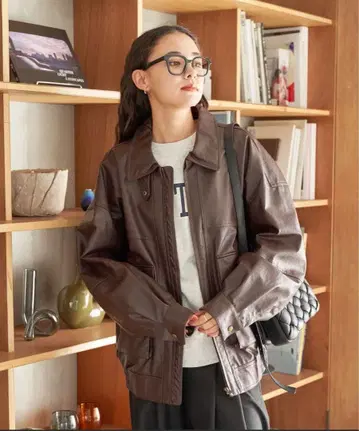 FREAK'S STORE 가죽 자켓 블루종 가죽 아우터