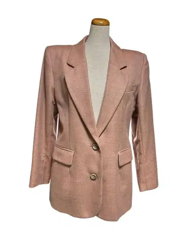 핑크 테일러드 자켓