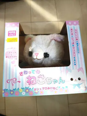 Mothergarden 만져봐 고양이 마쉬멜로우 삼색 고양이