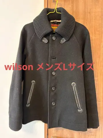 WILSON 윌슨 멜톤 울 돈키 코트 바시티 자켓 사이즈 L