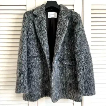 스타일미키서(STYLEMIXER) 샤기 오버 자켓