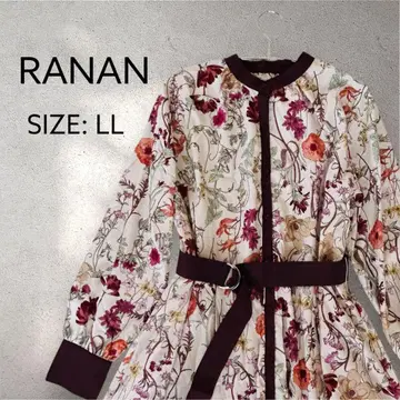 새상품급 [ RANAN ] 라난 보타니컬 꽃무늬 롱 원피스 XL