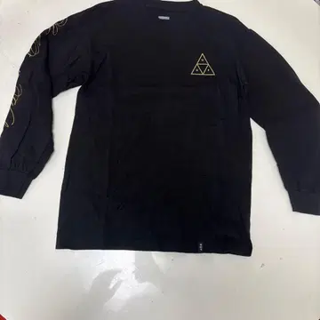 U.F.F 블랙 롱 슬리브 T셔츠