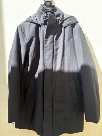 유니클로 하이브리드 다운 코트 네이비