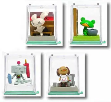 새상품 돗코데모 잇쇼 포켓 월드 피규어 1998년 4종