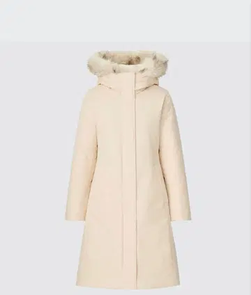 UNIQLO [ 1회 착용 ] 울트라 웜 하이브리드 다운 롱 코트