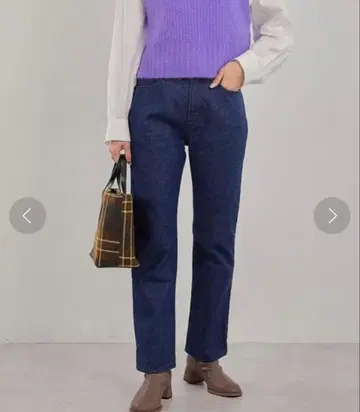 그린 라벨 릴랙싱 스트레이트 데님 34