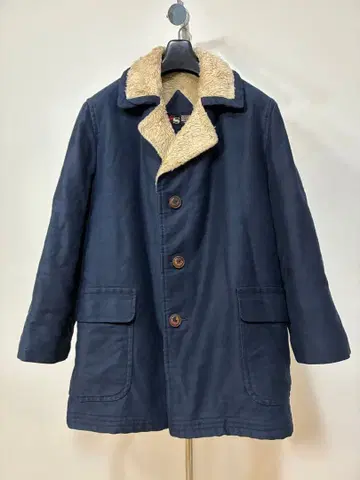 SAXSON 사쿠손 네이비 보아 안감 자켓