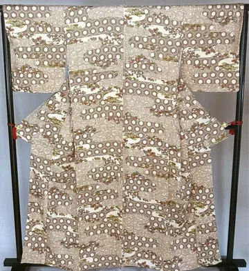 KS94 코몬 베이지 브라운 꽃 잎 팔각 익명 배송 리메이크 새상품급