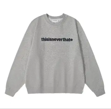 thisisneverthat T-Logo Crewneck 그레이 맨투맨