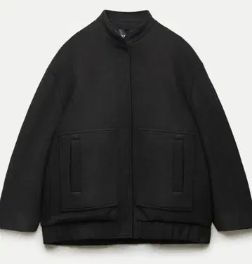 ZARA 울 블렌드 봄버 자켓