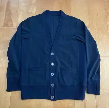 새상품급 사이드 로프 나일론 니트 절개 하이브리드 가디건