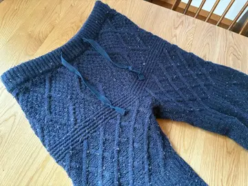 스노우피크 니트 팬츠 알파카 혼방 케이블