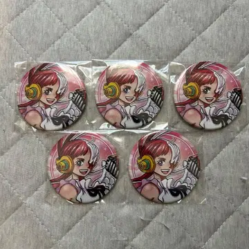 원피스 필름 레드 캔뱃지 2개 세트 우타