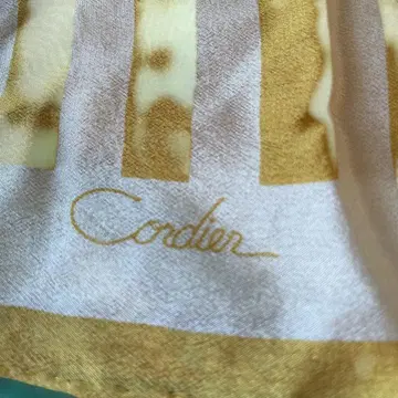 Cordier 추상 무늬 스카프 실크