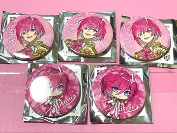 미카사 군 캔뱃지 5개 세트 1stAnniversary