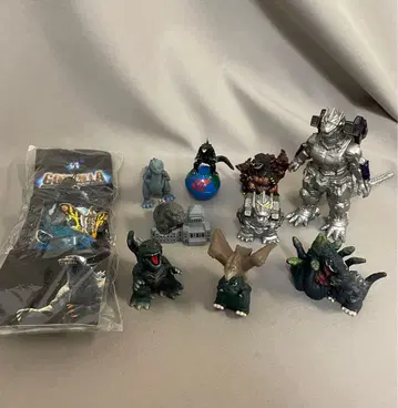 고질라 피규어 여러 가지 세트