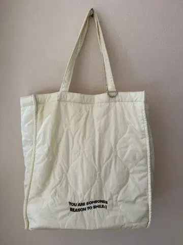 LOWRYS FARM 발수 이로이로 토트 아이보리