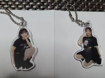 Juice=Juice 미니 아크릴 키링 아리사와 에바타 2종 세트