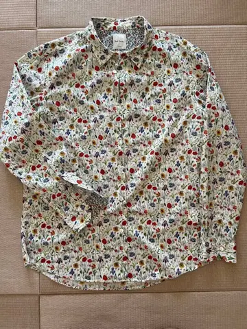 폴 스미스 꽃무늬 긴팔 셔츠 XL 사이즈