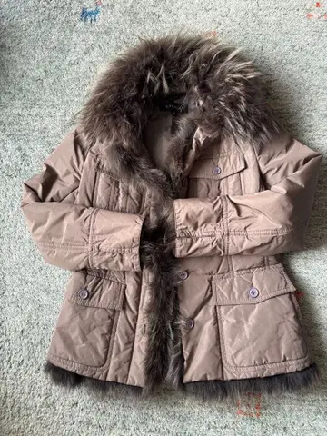 EPoca 퍼 자켓 ITL 40 베이지