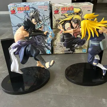박스 있음, 데이다라 사스케 피규어 2체 세트