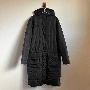 TIGORA 롱 코트 벤치 코트 블랙 여성용 L