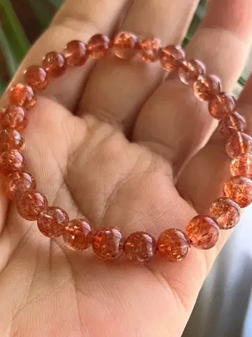 선스톤 팔찌 안지름 15cm