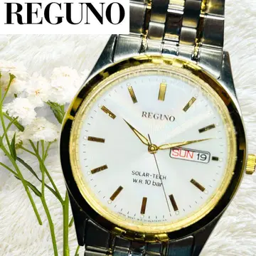 가동 레그노 REGUNO 손목시계 솔라 y2k 00s 데이트 E101