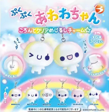 푸쿠푸쿠 아와와짱 마크 액세서리 세미 컴플리트