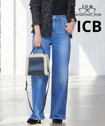 ICB 와이드 스트레이트 데님