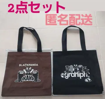 이온 BLACKPANDA & graniph 토트백 2세트