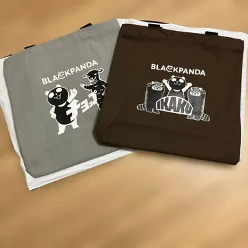 이온 그라니프 콜라보 블랙 팬더 토트백 그레이 브라운