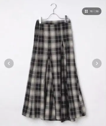 LEPSIM 완판 TR 체크 스커트