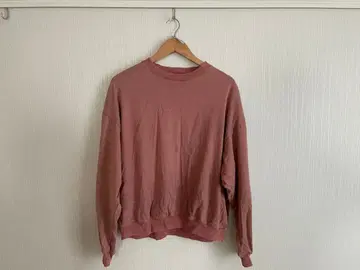 핑크 크루넥 트레이닝복