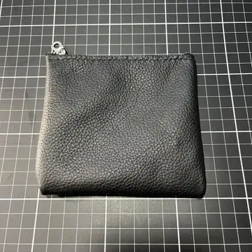 블랙 소가죽 코인 케이스