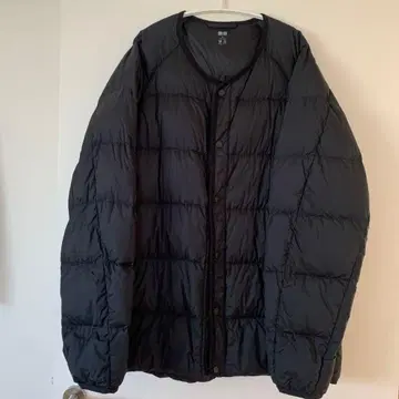 유니클로 UNIQLO 리사이클 다운 자켓 XL 블랙